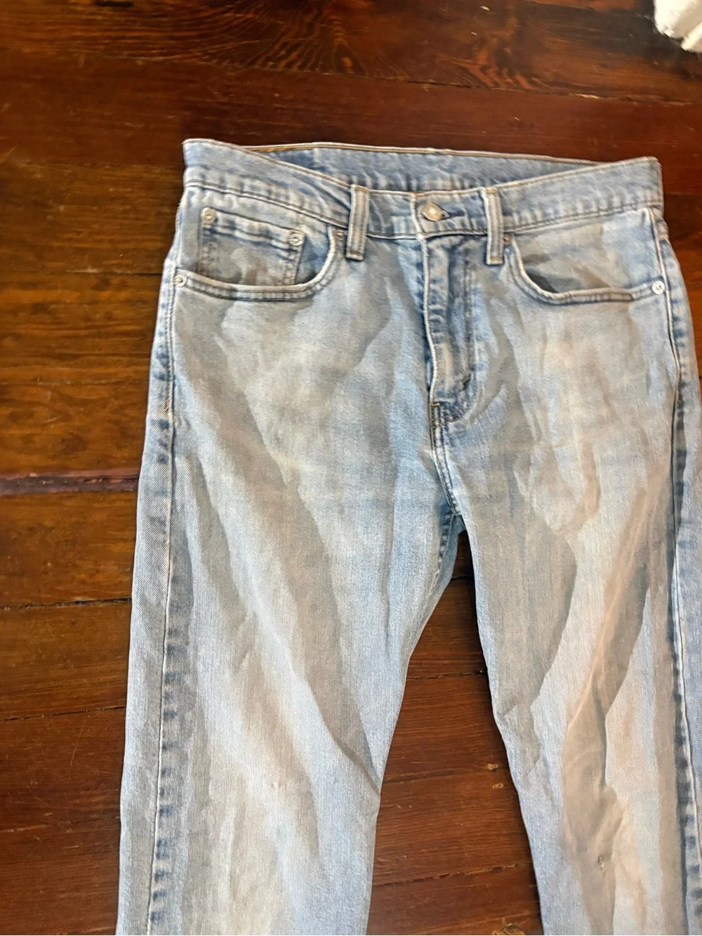 Levi’s 502 blue light was straight leg pants jeans size 32x34